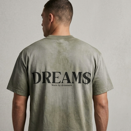 Playera DREAM$ Color verde sunfade