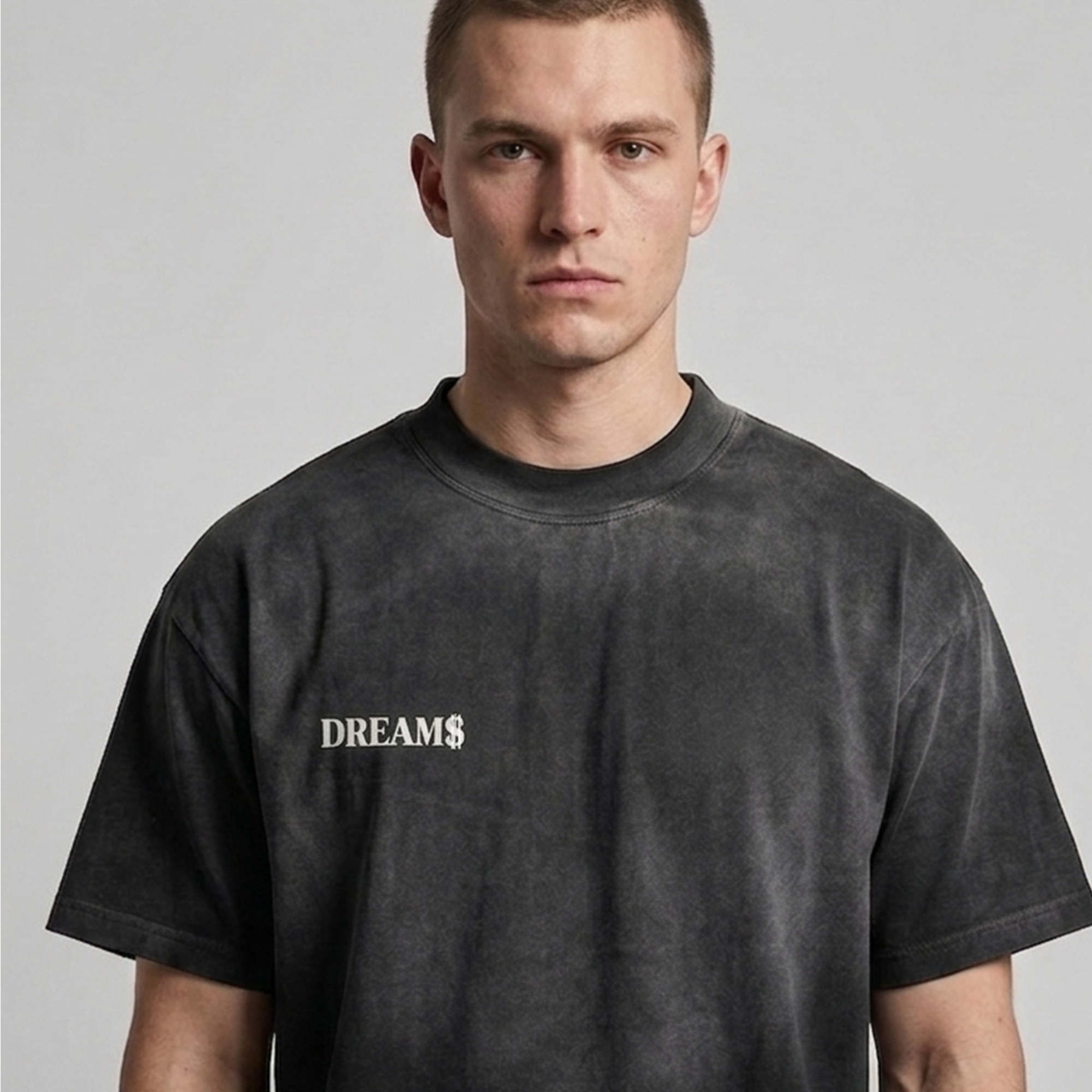 PLAYERA DREAM$ Color negro sun fade
