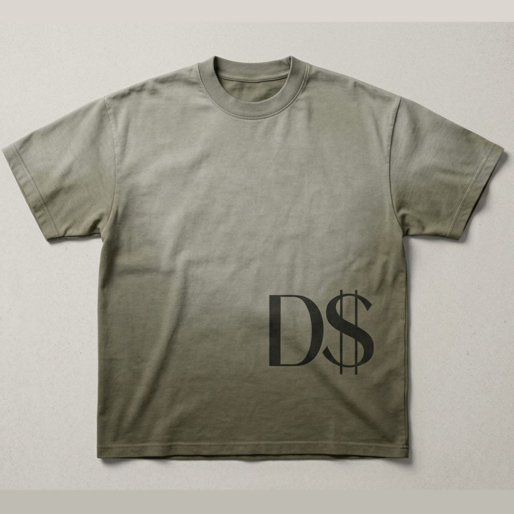 Playera DREAM$ Color verde sunfade